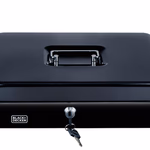 BLACK+DECKER pénzkazetta 4 osztásos - 30x24x8,5cm - Fém - Fekete (BXCHMS7011)