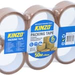 KINZO Csomagolószalag barna 6pcs PL shk/in 48mmx50m 38 Micron
