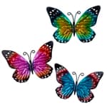 ARTICASA Faldekor pillangó 13x9cm 3 színben - 