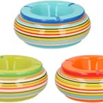 Hamutartó kerámia, csíkos D19,5cm, 3 féle