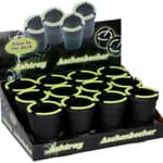 Hamutartó fekete "glowinthedark" (disp12)