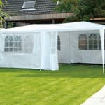 LIFETIME GARDEN Party sátor 3x6m, oldallappal, fehér