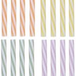 ALPINA Szívószál 20db 0,7x0,7x15cm