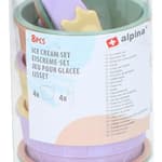 ALPINA Fagylaltkészlet 8db 252g 212ml PP PET/AL