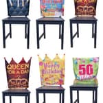 EDDY TOYS Party - széktámla dekor 50x50cm, 6 féle