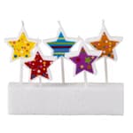 PARTY CASA Gyertya csillag 5db 6,5cm