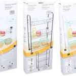 Tároló gurulós 40x25,5x64cm fém 1,23kg