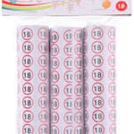 PARTY TIME Szerpentin 3db 18évesnek