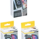 DUNLOP Mágneses mobiltelefon tartó 7 x 3,7cm szellőzőre illeszthető