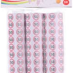 PARTY TIME Szerpentin 3db 50évesnek