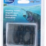 Horgász horog szett 100db, 5 méret - FISH ACTIVE