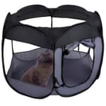 PET COMFORT Kisállat járóka/ kennel, hordozható táskává alakítható, nagy méret, Ø100x75cm