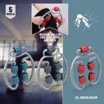 UMBRO Masszírozó gyűrű karra, lábra 5 görgős 3 színben 26x20,5x4cm 