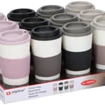 ALPINA Bögre hőszigetelt 450ml D9x17,5cm, 4 szín, displ(12)