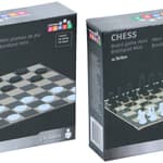 LIFETIME GAMES Sakk/dáma társasjáték mini 15x15cm 2 féle