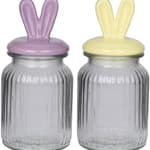 ARTICASA Húsvéti nyuszifüles üvegtároló 1l