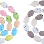 ARTICASA Húsvéti tojás girland 5x3x120cm, 2 féle