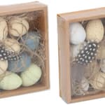 ARTICASA Húsvéti tojás dekor ⌀3cm 3x13x3,5cm; 2 féle