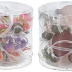 ARTICASA Húsvéti üveg tojás dekor 2 féle 9db 6szett Ø8xh8cm GL PVC