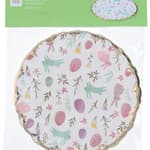 ARTICASA Húsvéti papírtányér virágos 6db Ø18cm