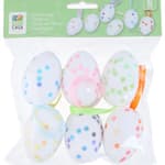 ARTICASA Húsvéti dekor tojás 6db 6cm