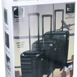 SLAZENGER Bőrönd szett gurulós, zárral 18/22/26" ABS 3db kerék mozgás: 360° Incl. Lock