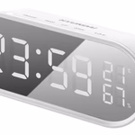 Hyundai ébresztőóra, fehér
Beltéri hőmérséklet és páratartalom mérés, automatikus fényerő-beállítás, USB-kimenet külső eszközök töltéséhez, SNOOZE, AAA elemekkel vagy adapterrel működtetve