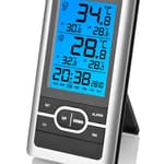 Hyundai időjárásállomás, fekete /ezüst
Kültéri és beltéri hőmérséklet méréssel, kültéri hőmérséklet mérés akár 3 szenzorból is, rádió jel által vezérelt idő