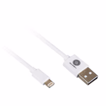 Gogen Lightning USB kábel 0,9 m, fehér szín
Adat és töltő csatlakozó Lightning kábel, USB 2.0