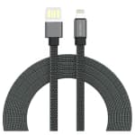 Gogen Lightning USB kábel 1 m, két oldal, szürke szín,
Adat és töltő csatlakozó Lightning kábel, USB 2.0