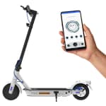 GoGEN Elektromos roller applikációval, max. 25 km/h sebesség, akár 25km hatótáv, 3 üzemmód, fekete/fehér