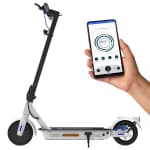 GoGEN Elektromos roller, max. 25 km/h sebesség, akár 30km hatótáv, APP, tempomat, fekete/fehér