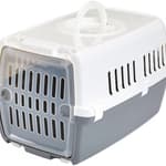 Savic Zephos 1  szállítóbox 5 kg-ig szürke 48x31,5x30cm. Műanyag ajtóval.