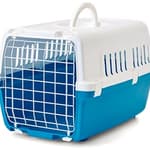 Savic Zephos 1  szállítóbox 5 kg-ig kék 48x31,5x30cm. Fém ajtóval.