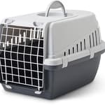 Savic Trotter 1 szállítóbox 5 kg-ig szürke 49x33x30cm. Fém ajtóval.