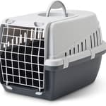 Savic Trotter 2 szállítóbox 7 kg-ig szürke 56x37,5x33cm. Fém ajtóval.