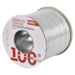 EMOS Hangfalkábel 2*1.50mm fehér, 100 méteres kiszerelés