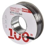 EMOS Hangfalkábel 2*0.35mm fekete/piros, 100 méteres kiszerelés