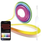 GoSmart Rugalmas LED szalag NEON fehér, 3 m, 24 W, RGBIC dimmelhető, WiFi