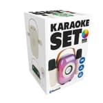 Karaoke két mikrofonnal 5W RGB Bluetooth (97×74×147 mm, 650 g, ABS) 