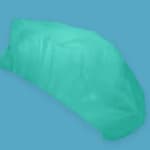 Mercator CLIP körgumis hajháló nővérsapka - zöld, 100 darabos kiszerelésben