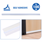 KINZO Ajtószigetelő gumi fehér 100x3,7cm 145gr